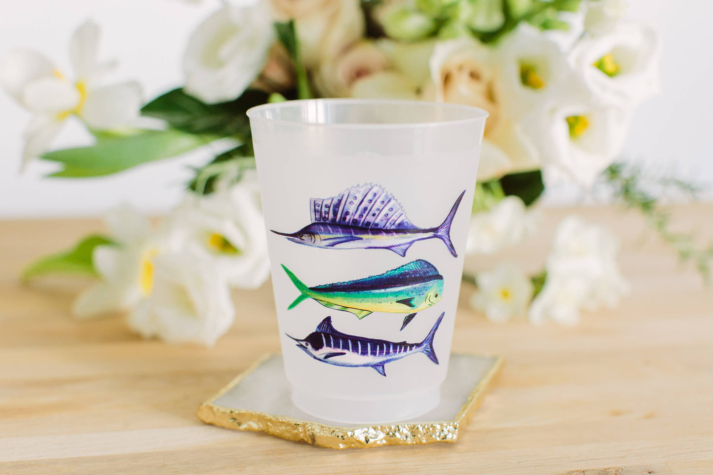 Sport Fish Frosted Cups - Summer