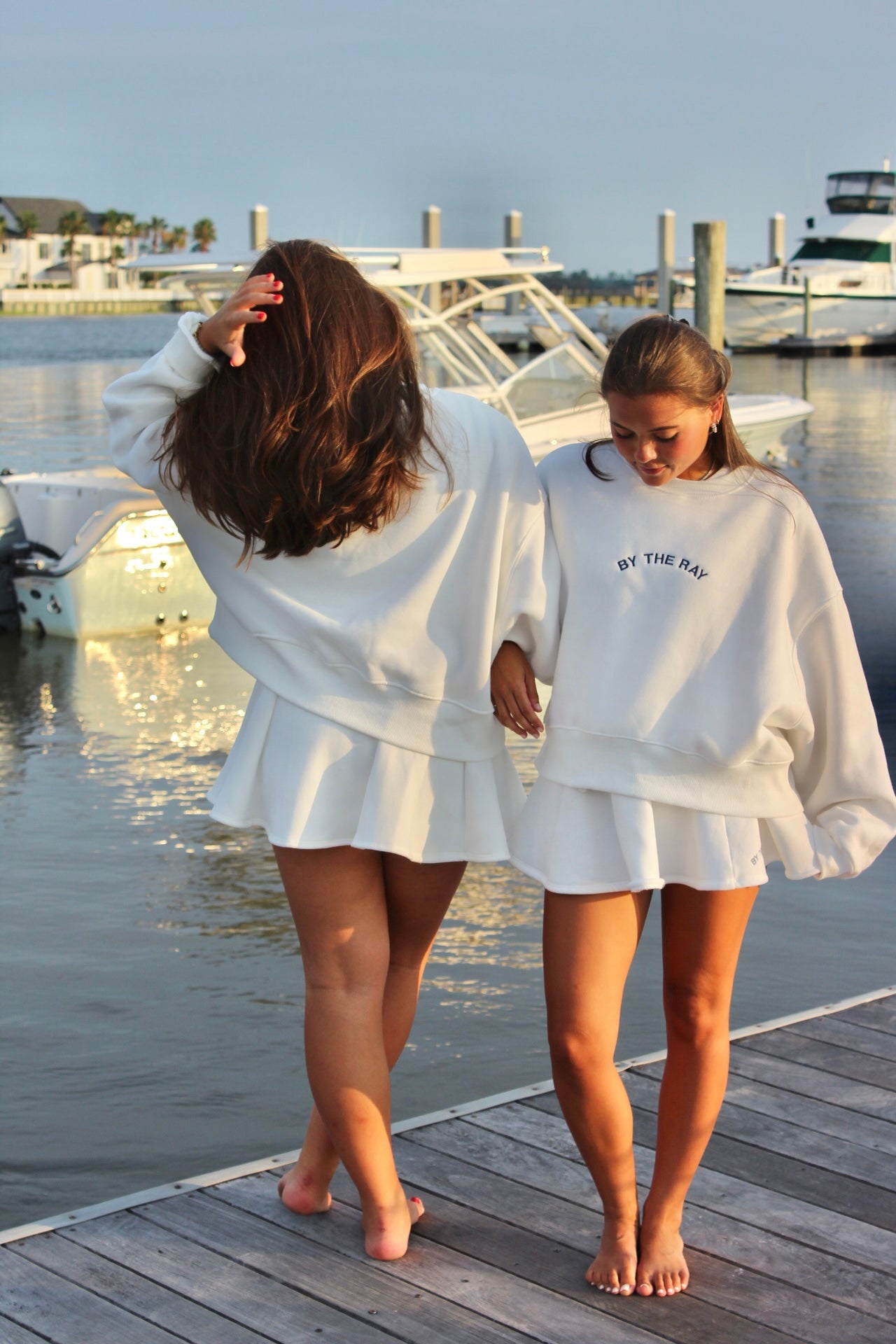 White Cap Sweatshirt