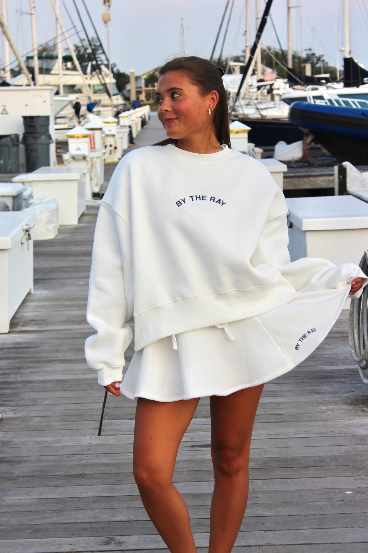White Cap Sweatshirt