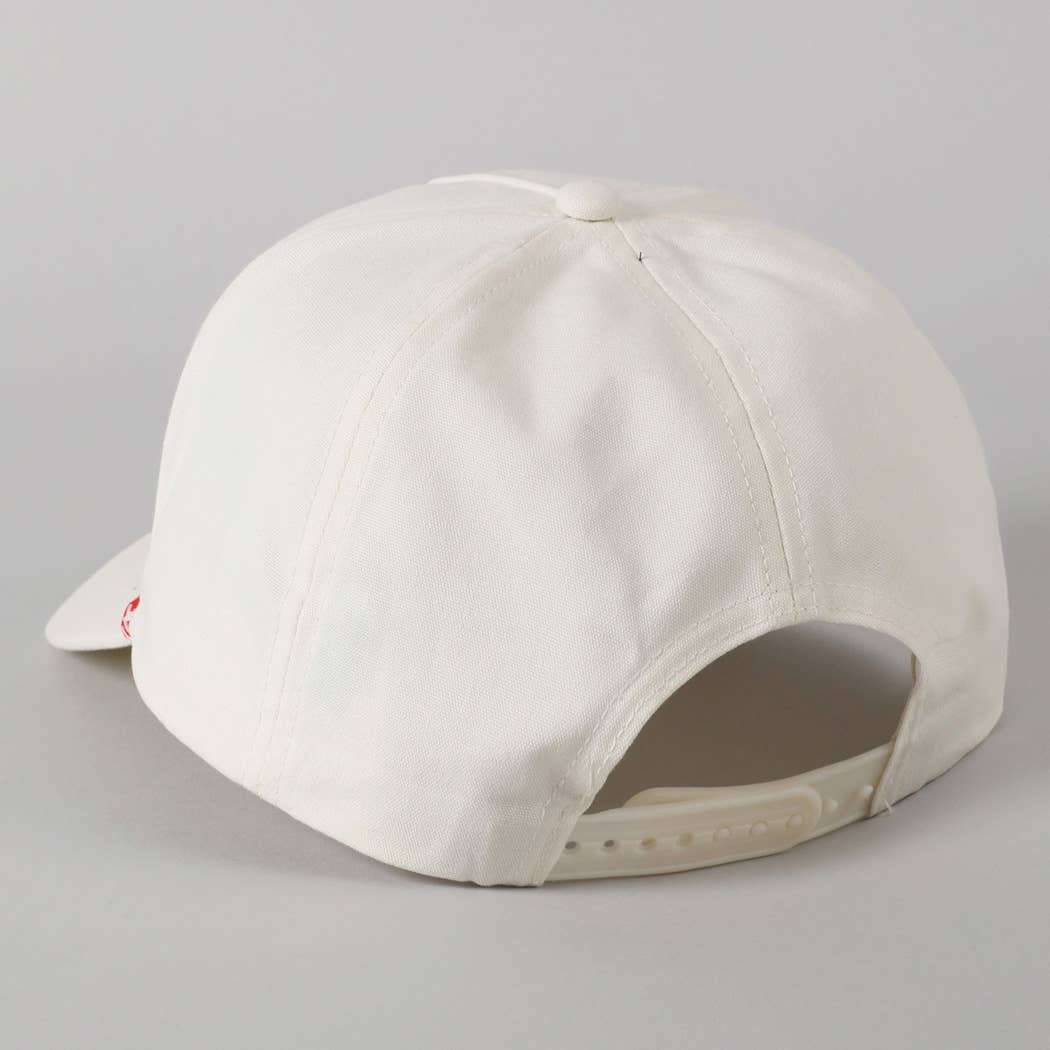 SALTY BEACH Lettering Embroidered Trucker Hat