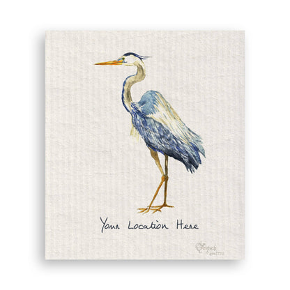 Blue Heron with Location