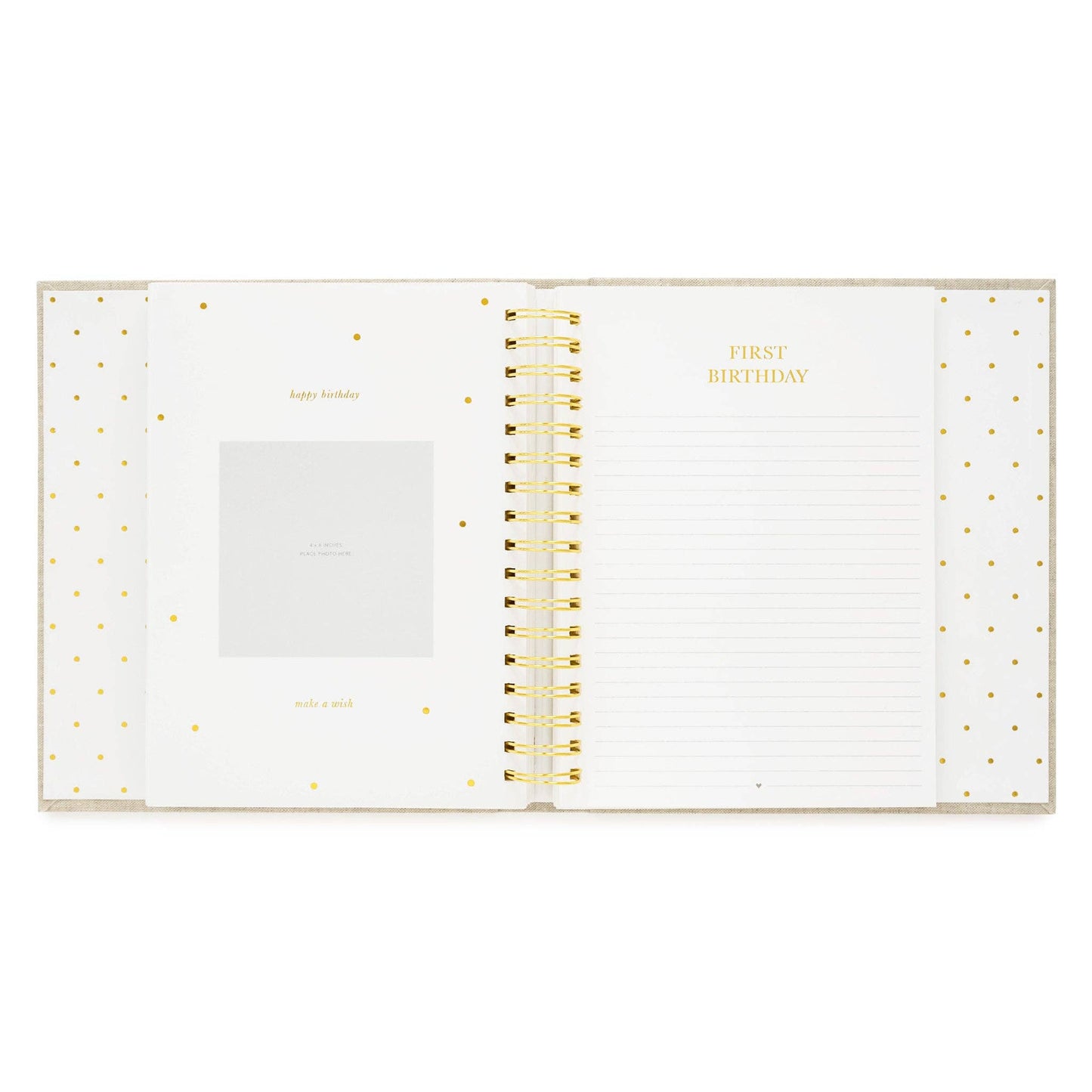 Baby Book, Rose Linen