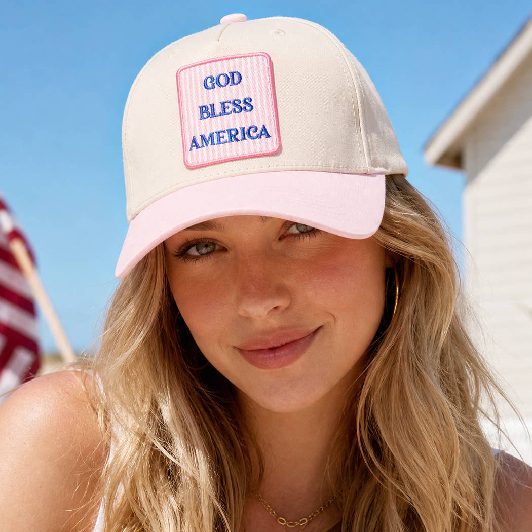GOD BLESS AMERICA Trucker Hat
