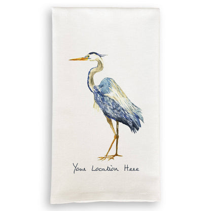 Blue Heron with Location