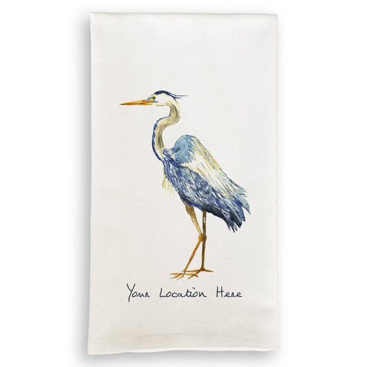 Blue Heron with Location