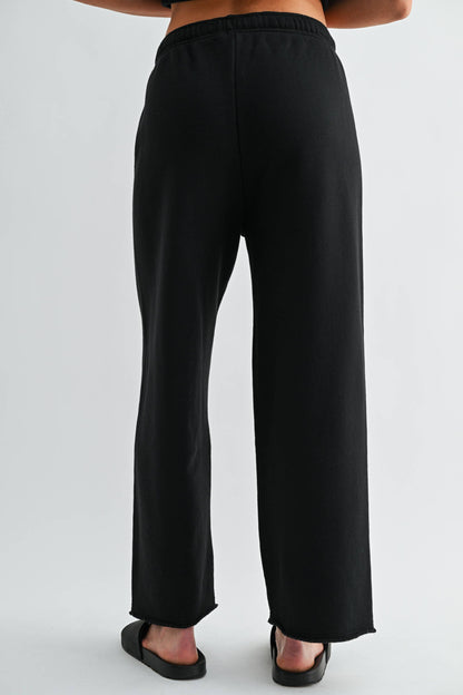 Malibu Wide-Leg Fleece Pants