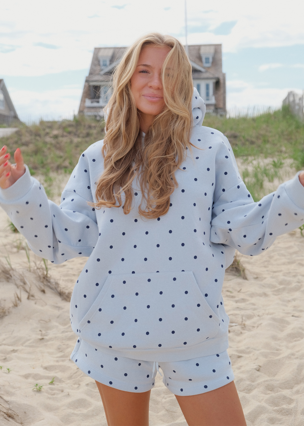 Polka Dot Hoodie