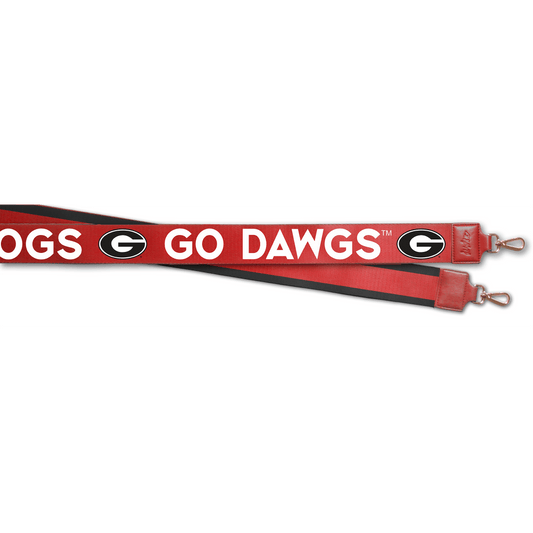 Georgia Bulldogs Team Chant Purse Strap – 2"