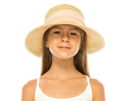 Kids Sun Hat w/ Sash