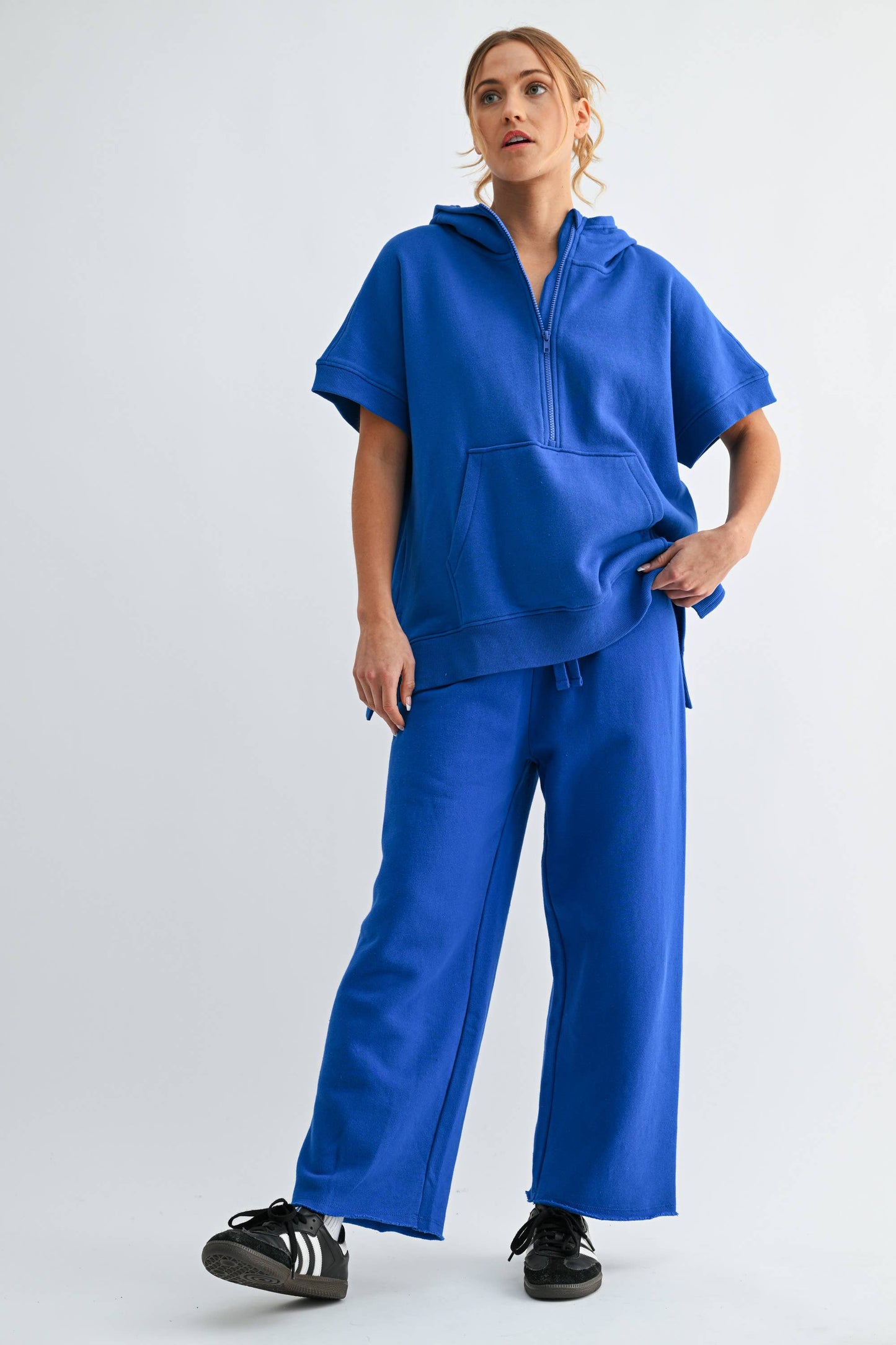 Malibu Wide-Leg Fleece Pants