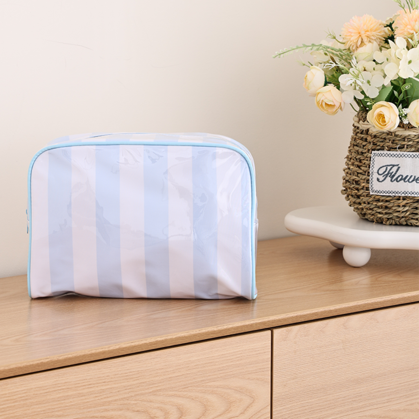 Clear Coat Cosmetic Bag