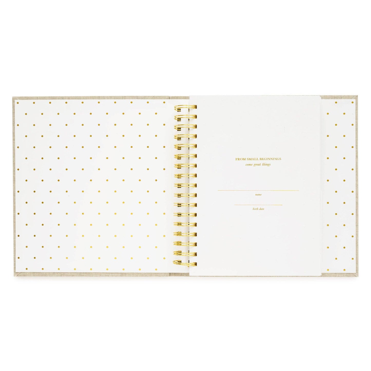 Baby Book, Rose Linen