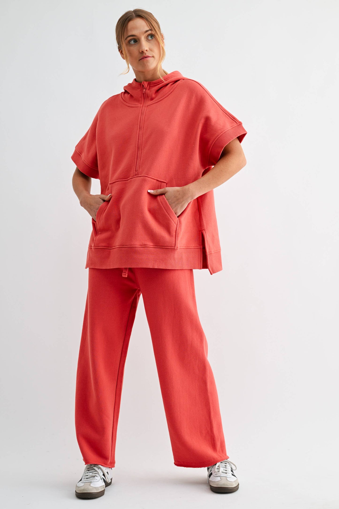 Malibu Wide-Leg Fleece Pants