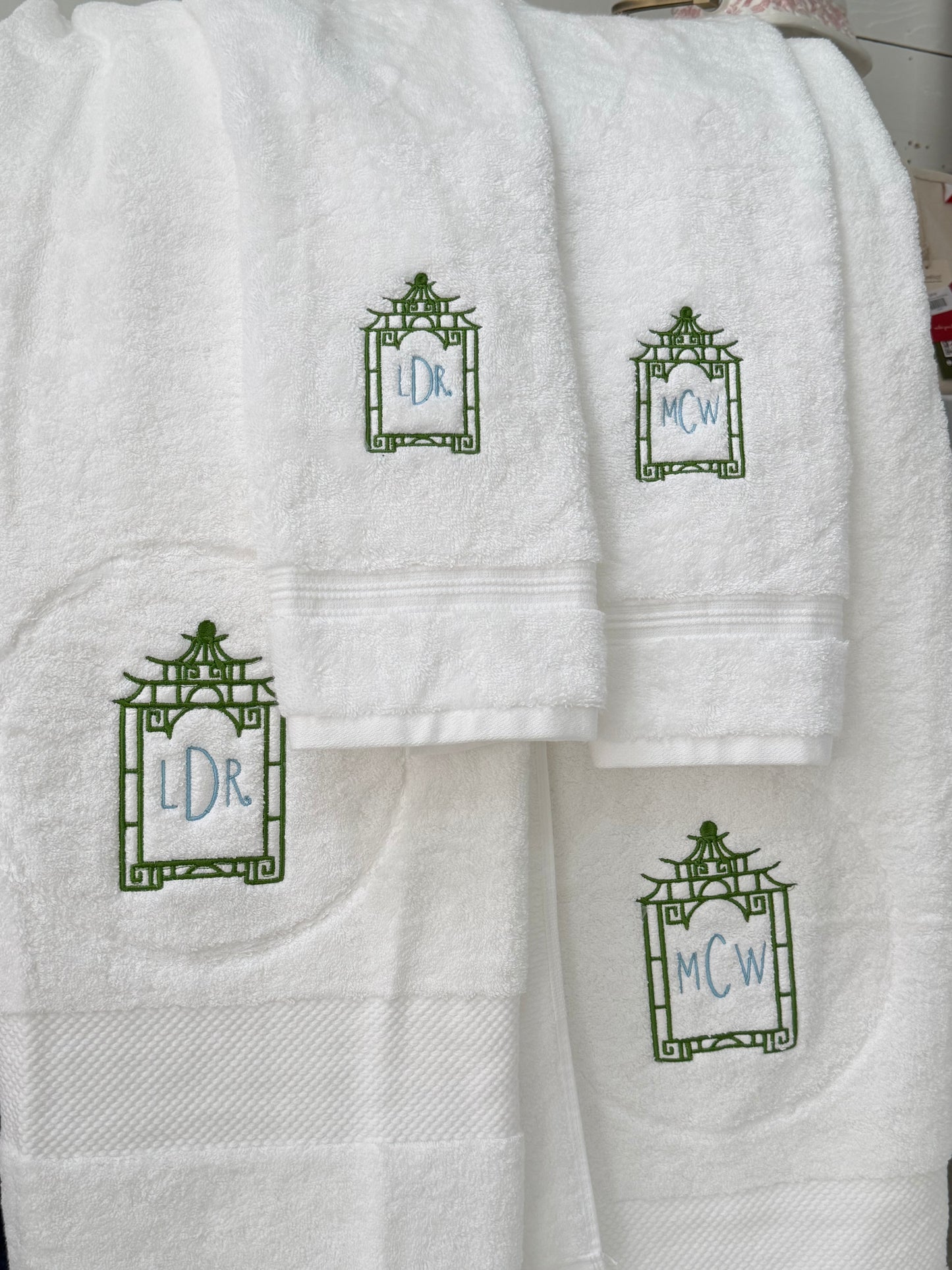 Host & Home 6-Piece Bath Towel Set, Color options