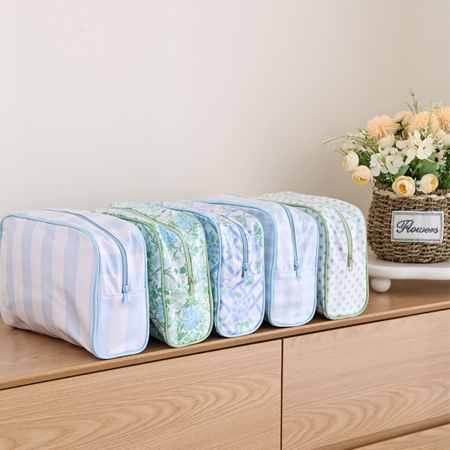 Clear Coat Cosmetic Bag