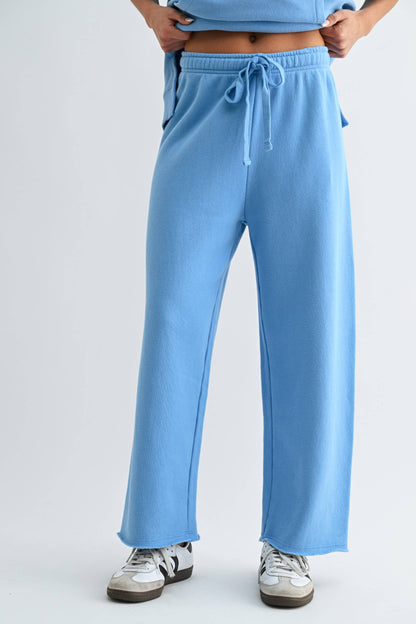Malibu Wide-Leg Fleece Pants