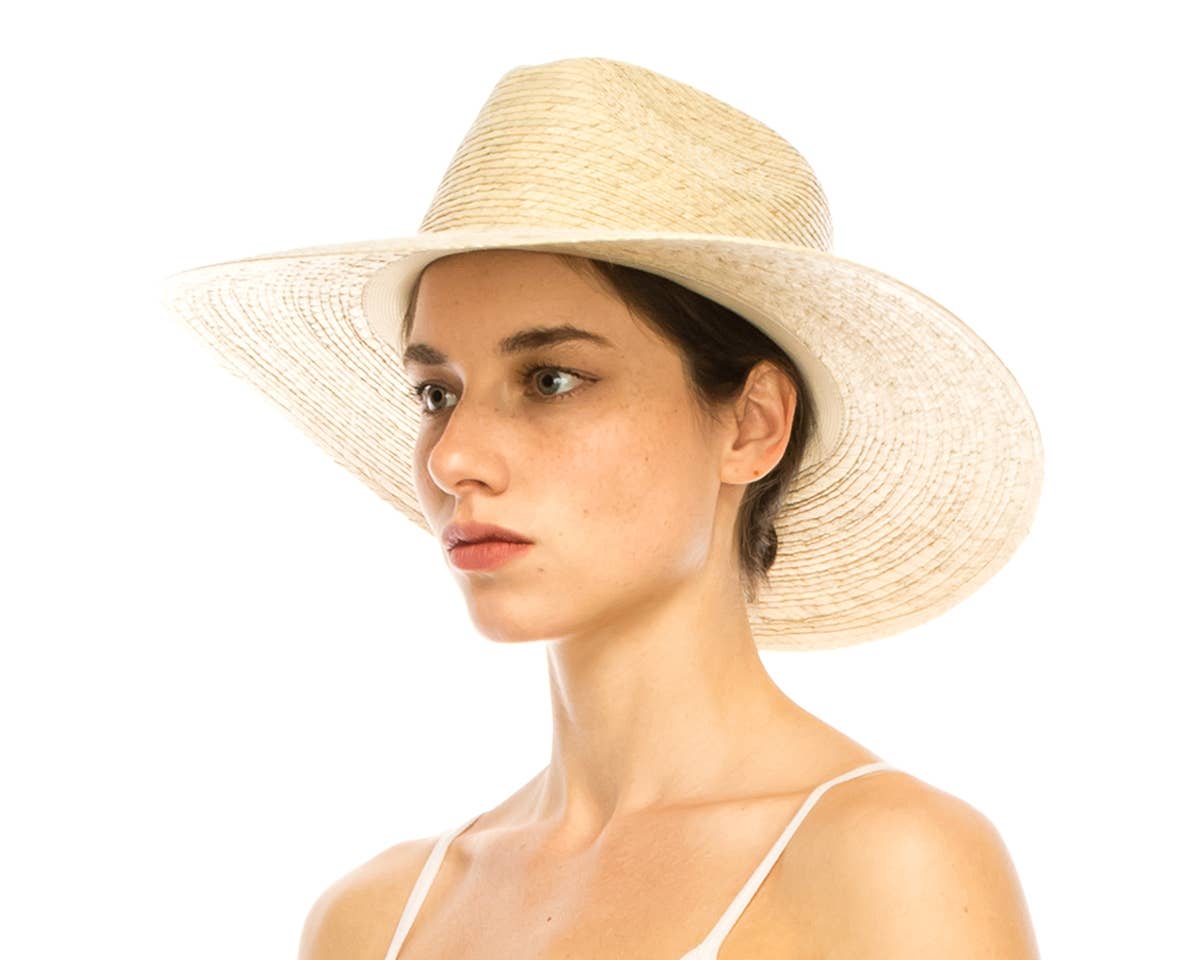 Handmade Mexican Palm Leaf Straw Safari Hat