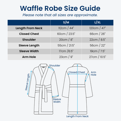 Waffle Knit Bathrobe
