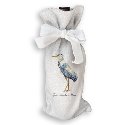 Blue Heron with Location