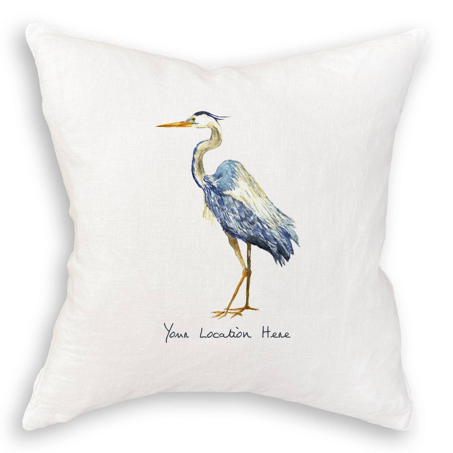Blue Heron with Location