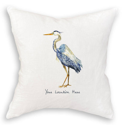Blue Heron with Location