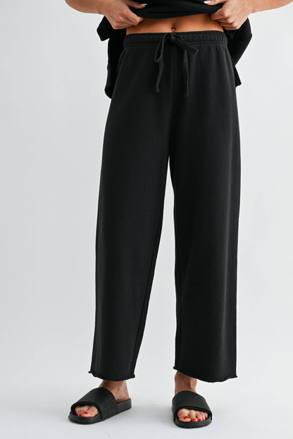 Malibu Wide-Leg Fleece Pants