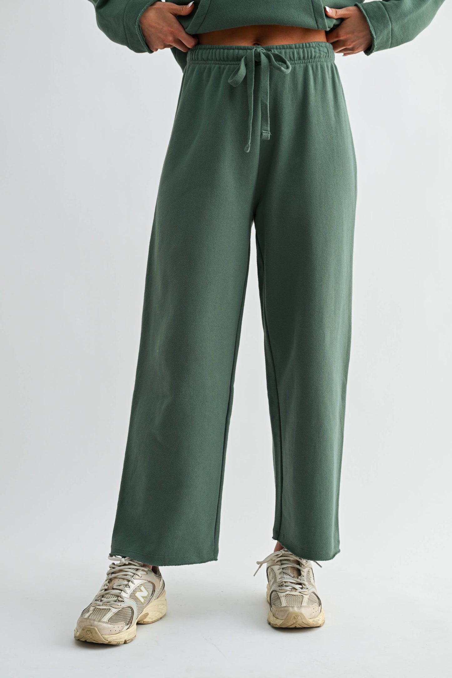Malibu Wide-Leg Fleece Pants