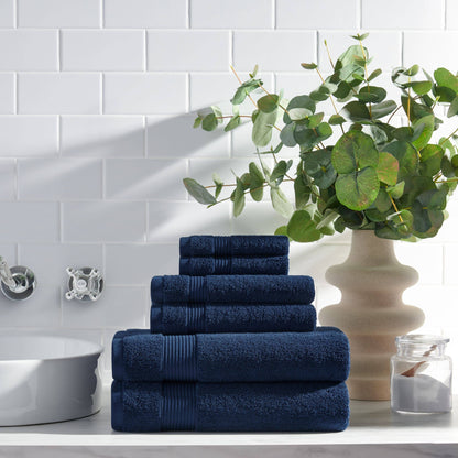 Host & Home 6-Piece Bath Towel Set, Color options