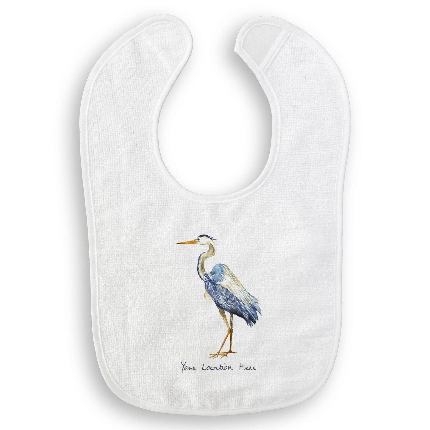 Blue Heron with Location