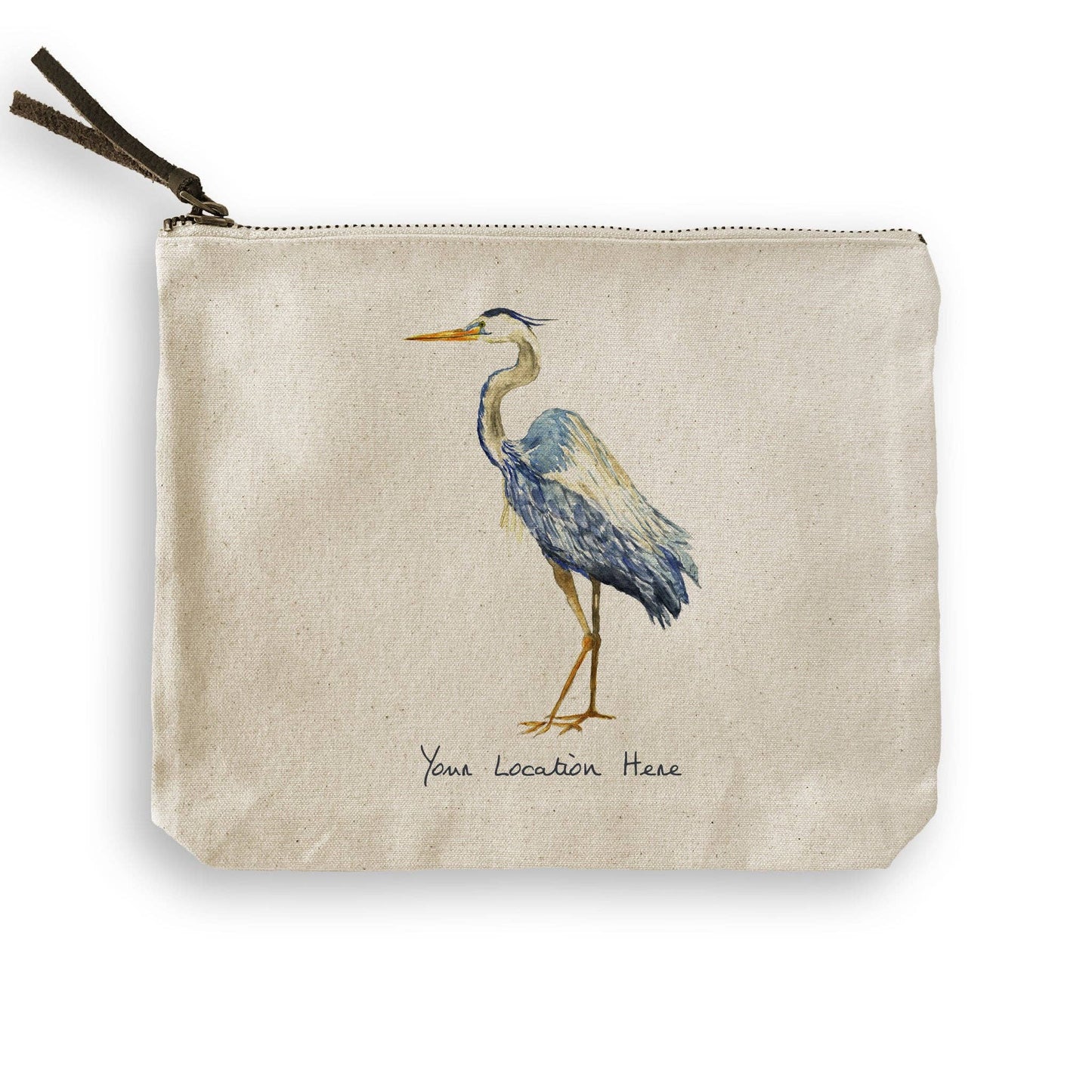Blue Heron with Location