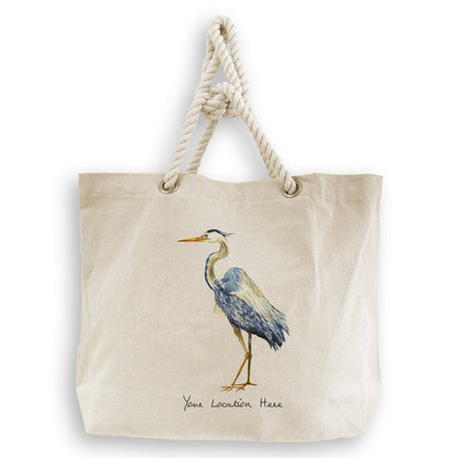 Blue Heron with Location
