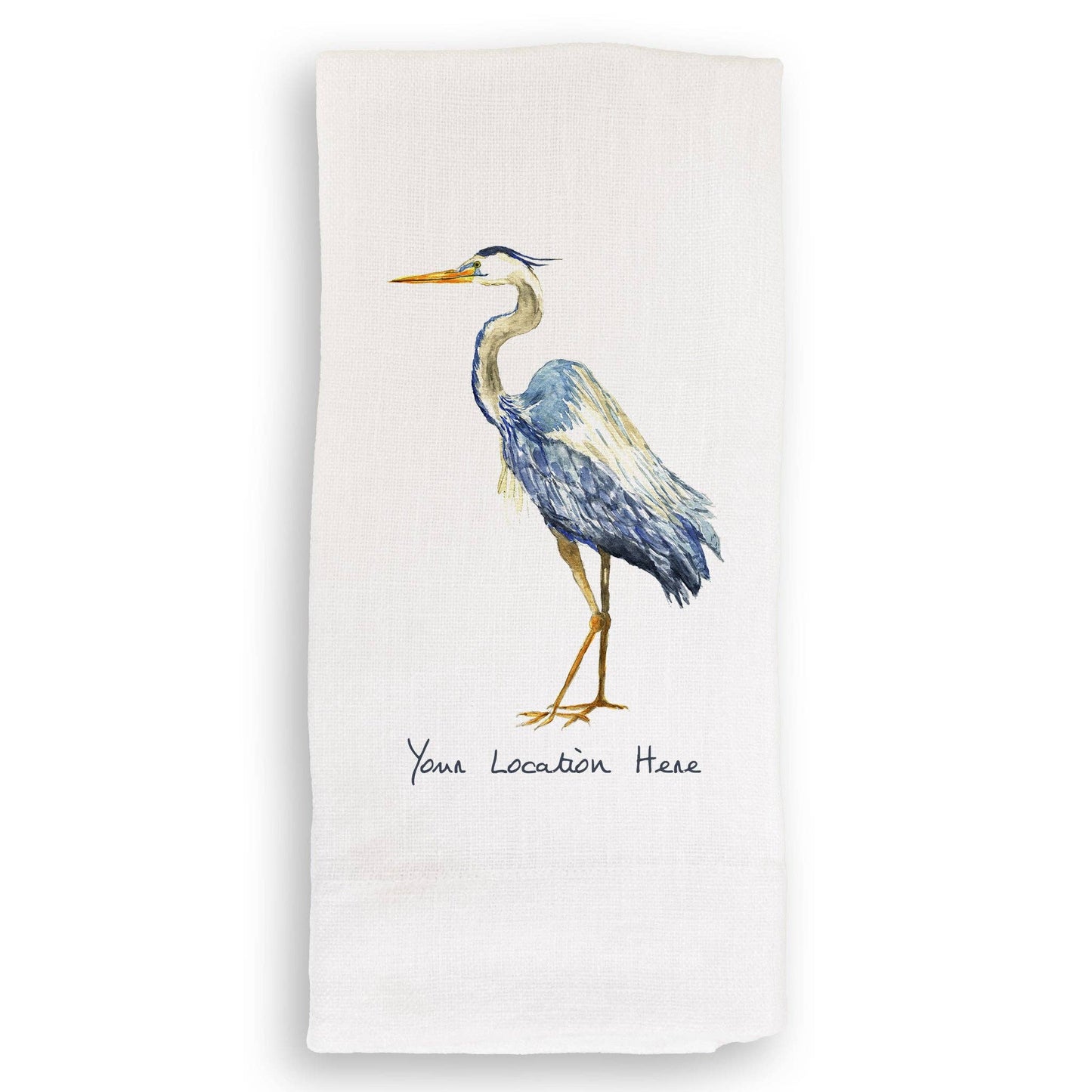Blue Heron with Location