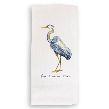 Blue Heron with Location