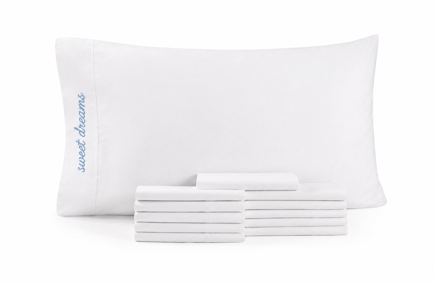 EMBROIDERED PILLOWCASE (SET)