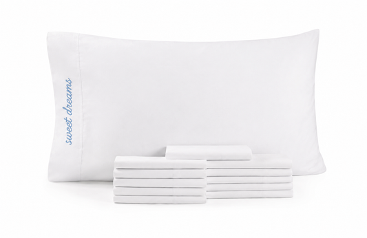 EMBROIDERED PILLOWCASE (SET)