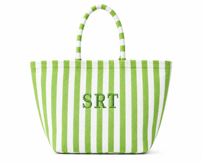Striped Terry Tote Bag
