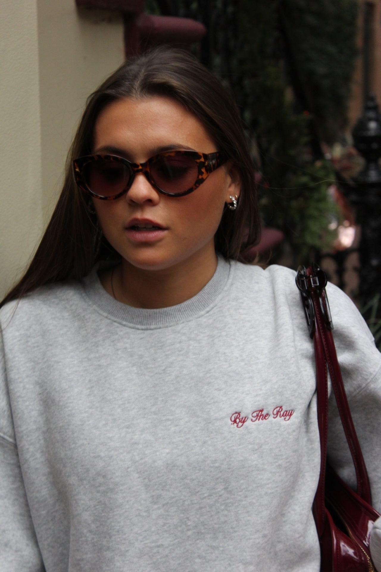 Moss Grey Crewneck Pullover