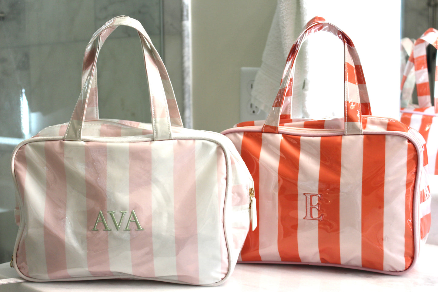 Fits All - Striped Cosmetic Bag