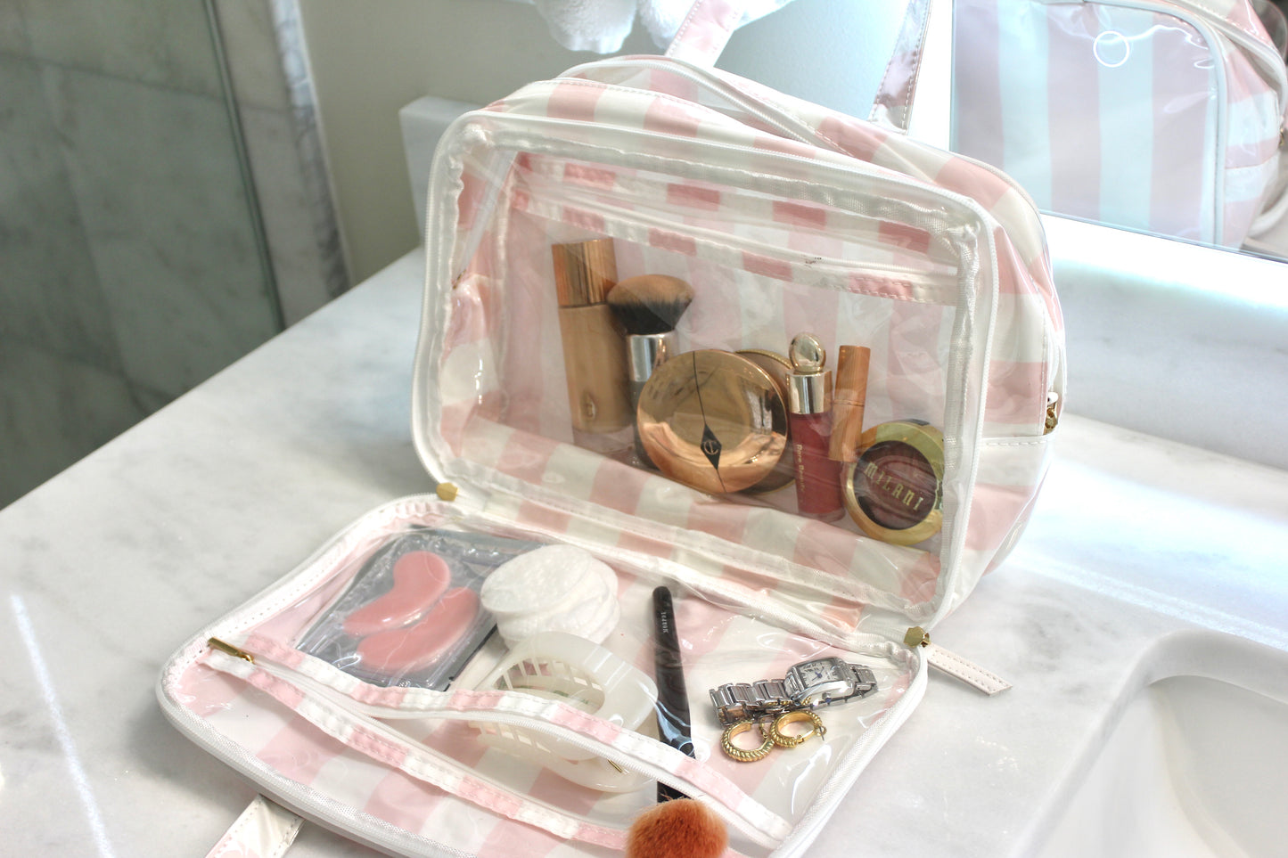 Fits All - Striped Cosmetic Bag