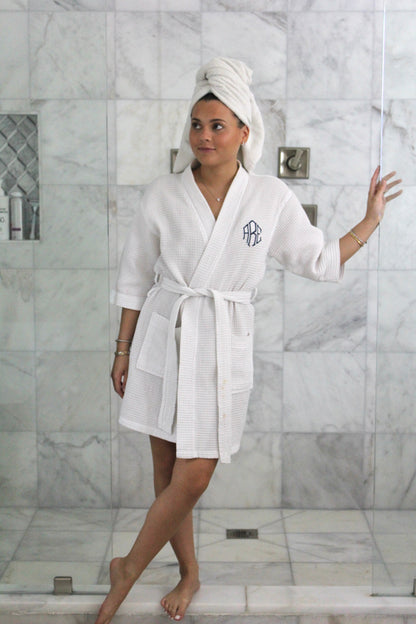 Personalized Waffle Robe