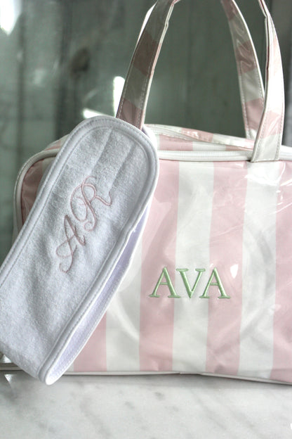 Fits All - Striped Cosmetic Bag