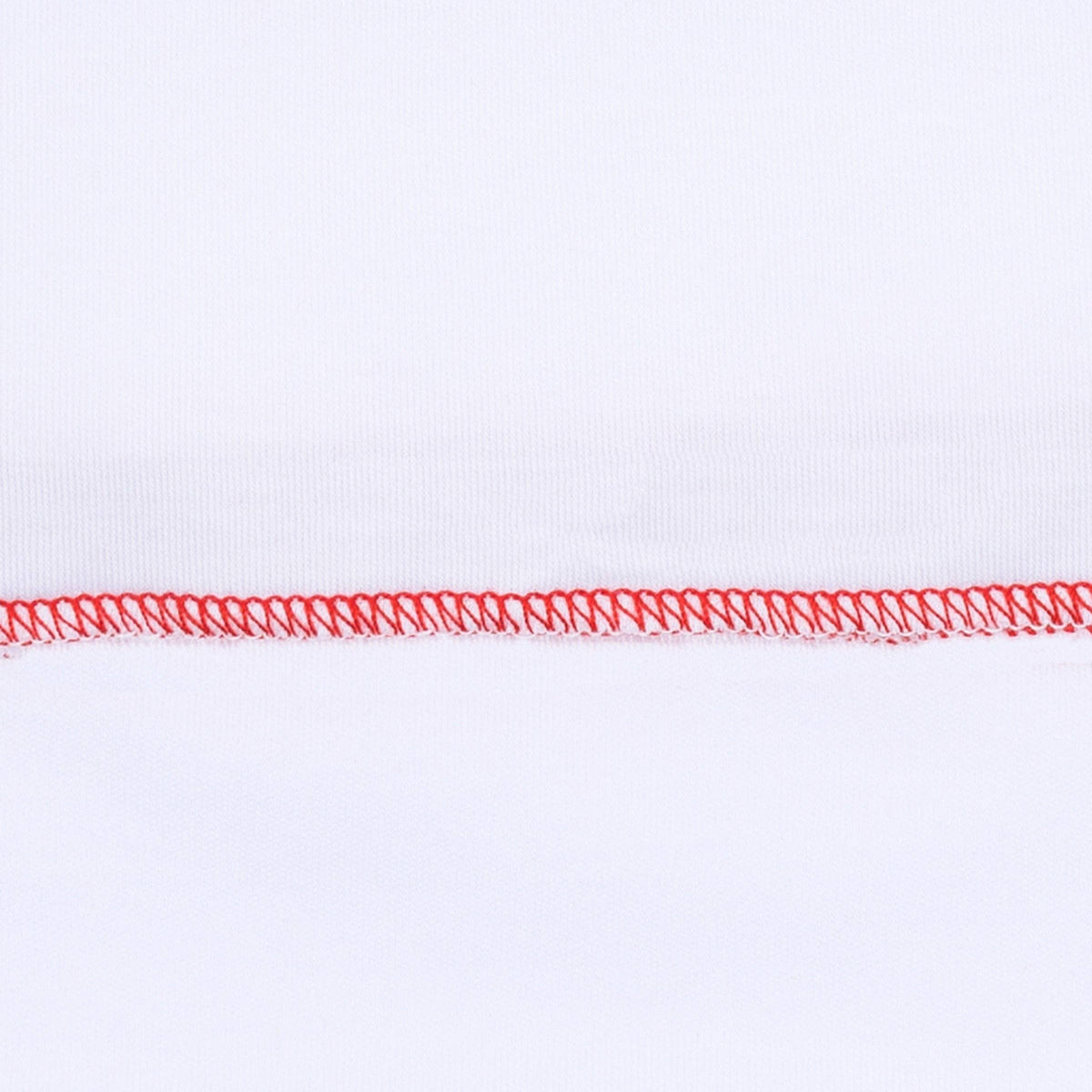 Red Trim Pima Cotton Baby Bubble