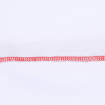 Red Trim Pima Cotton Baby Bubble