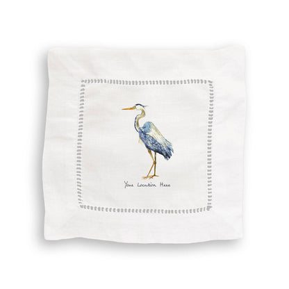 Blue Heron with Location