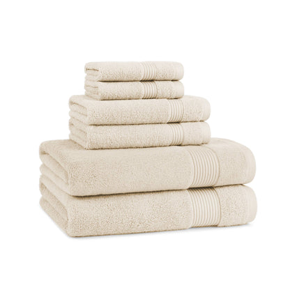 Host & Home 6-Piece Bath Towel Set, Color options