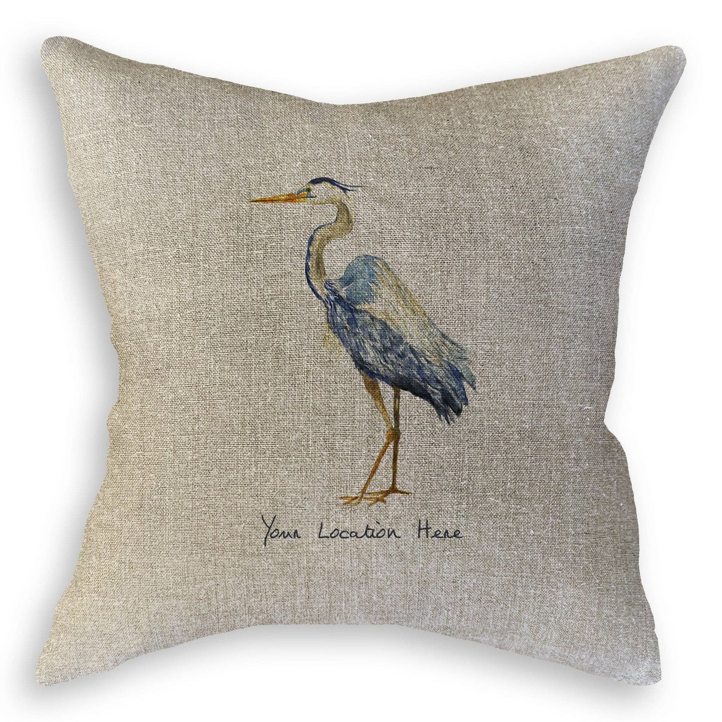 Blue Heron with Location