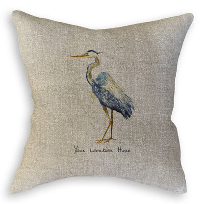 Blue Heron with Location