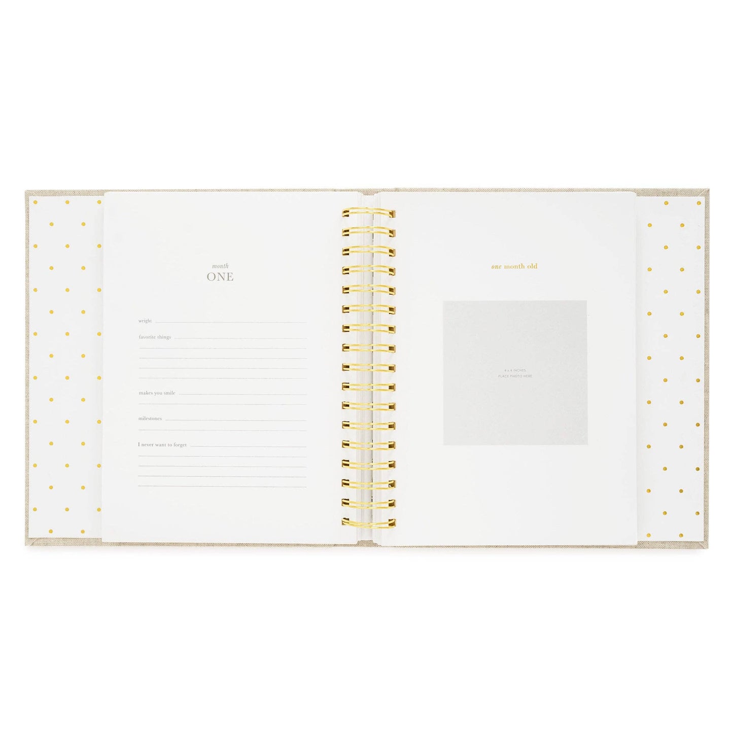 Baby Book, Rose Linen