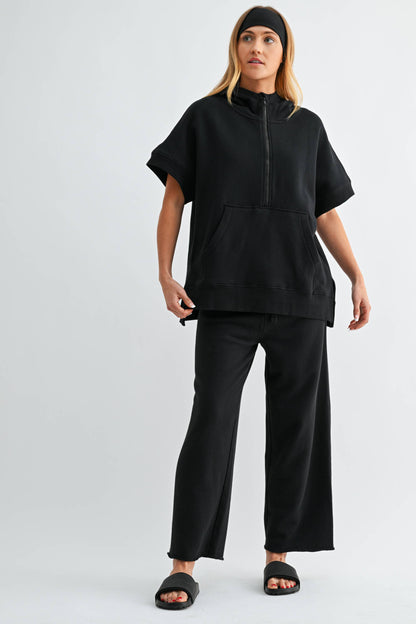 Malibu Wide-Leg Fleece Pants