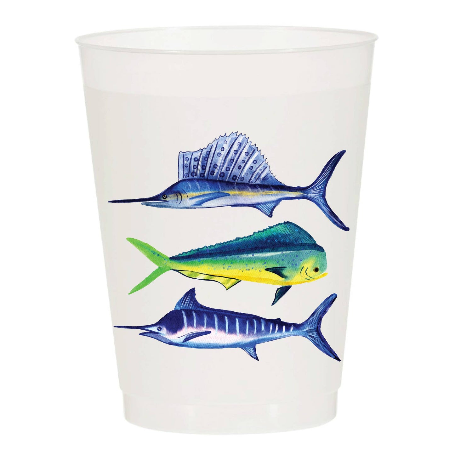 Sport Fish Frosted Cups - Summer